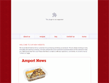 Tablet Screenshot of amportfoods.com